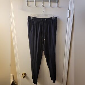 Black pants with drawstring